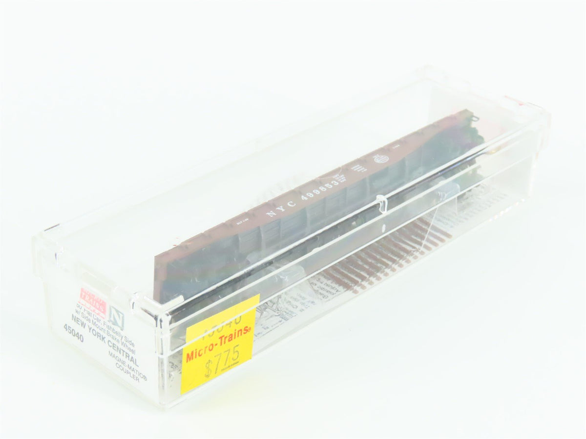 N Scale Micro-Trains MTL 45040 NYC New York Central System 50&#39; Flat Car #499853