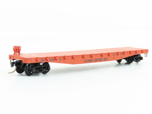 N Scale Micro-Trains MTL 45010 ICG Illinois Central Gulf 50' Flat Car #60615