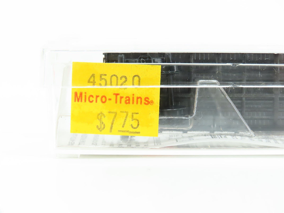 N Scale Micro-Trains MTL 45020 NW Norfolk &amp; Western 50&#39; Flat Car #202542