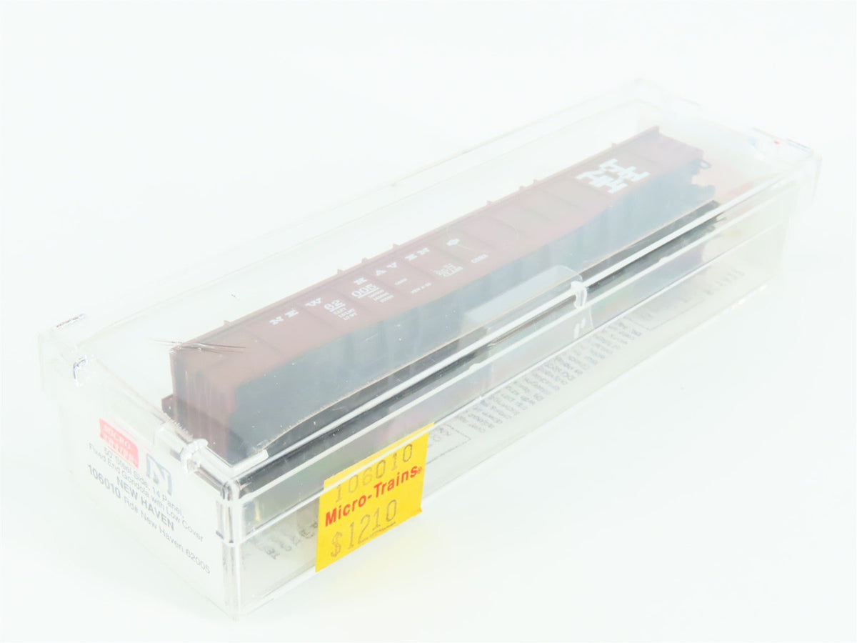 N Scale Micro-Trains MTL 106010 NH New Haven Railroad 50&#39; Covered Gondola #62005