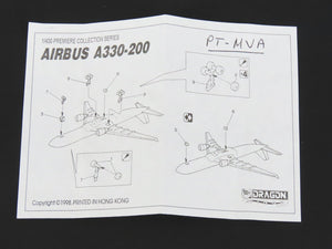 1:400 Dragon Wings 55141 Die-Cast TAM Airlines Airbus A330-232 Airliner PT-MVA