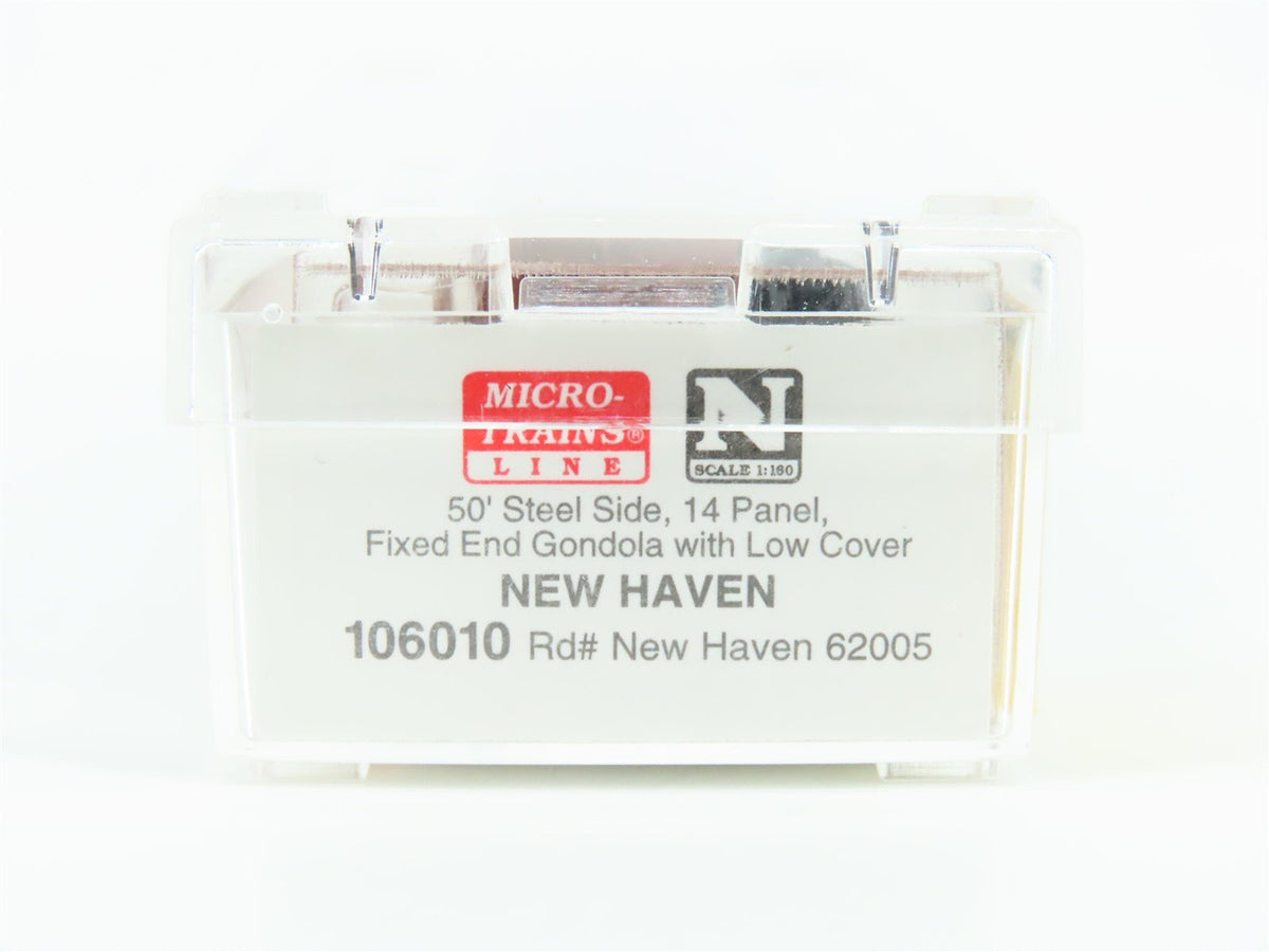 N Scale Micro-Trains MTL 106010 NH New Haven Railroad 50&#39; Gondola #62005