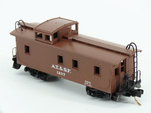 N Scale Micro-Trains MTL 51100 ATSF Santa Fe Railroad 34' Wood Caboose #1207