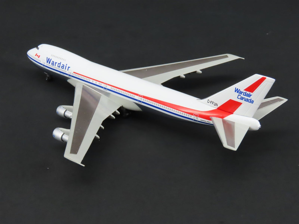 1:400 Dragon Wings 55144 Die-Cast Wardair Boeing 747-124 Airliner C-FFUN