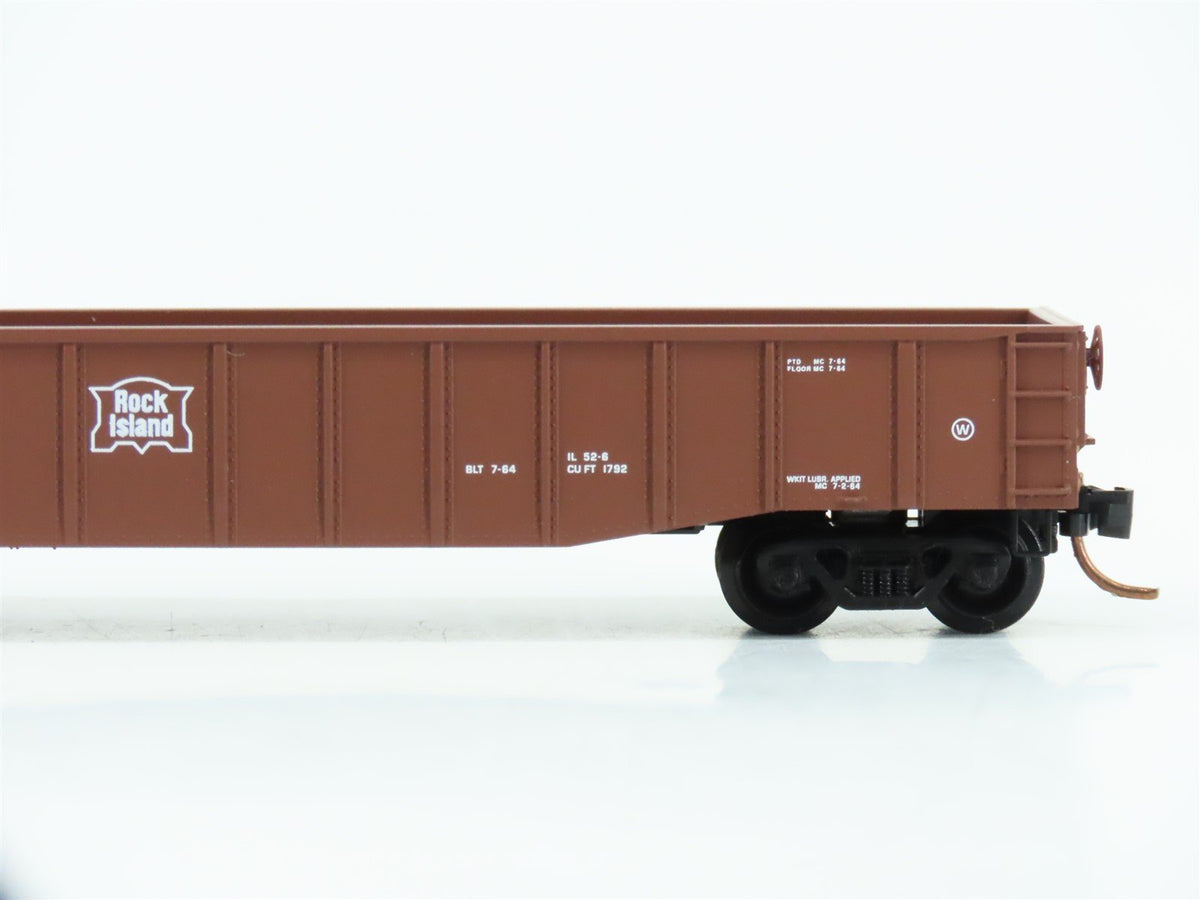 N Scale Micro-Trains MTL 105510 RI Rock Island Railroad 50&#39; Open Gondola #3958