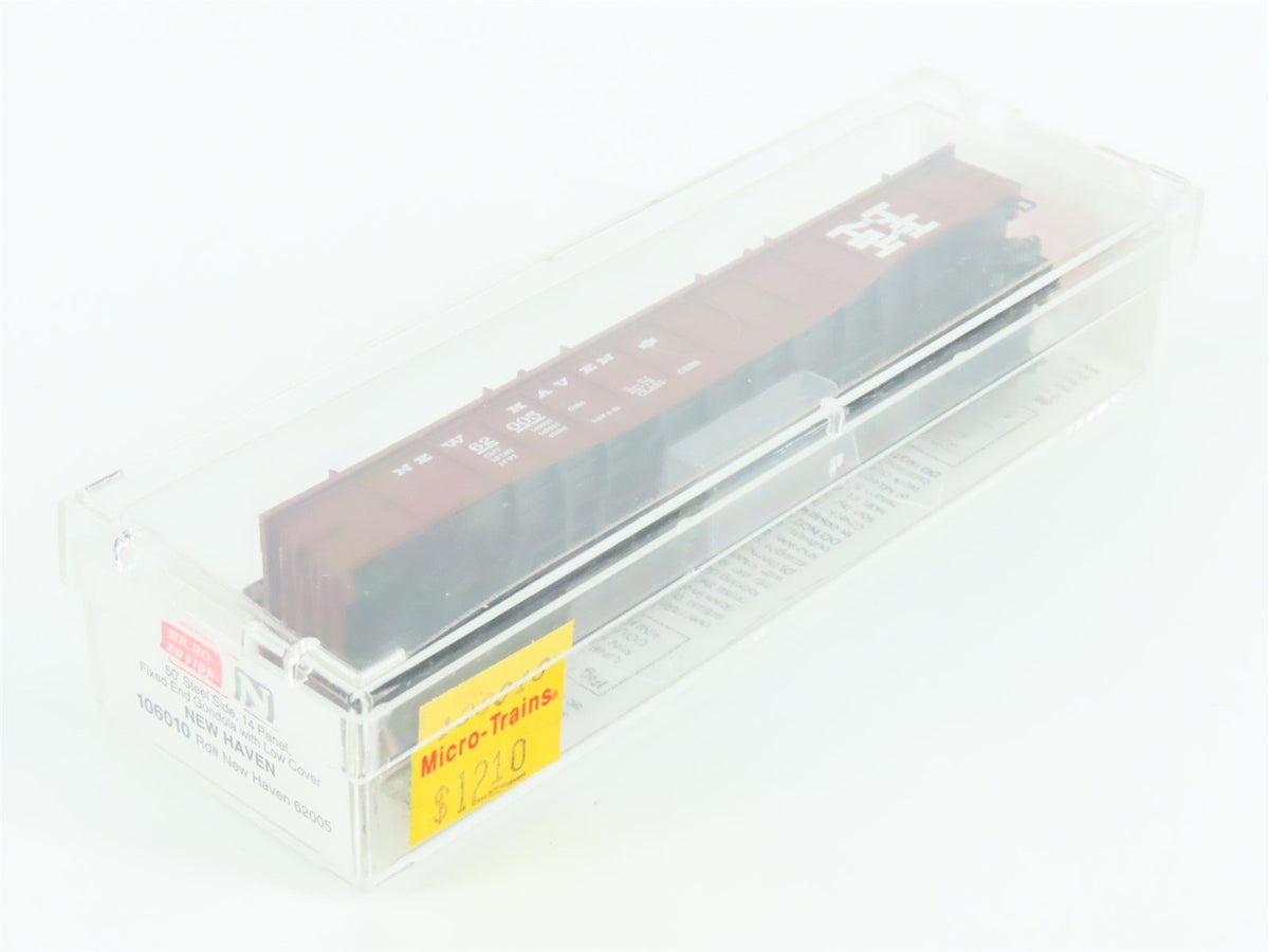 N Scale Micro-Trains MTL 106010 NH New Haven Railroad 50&#39; Gondola #62005