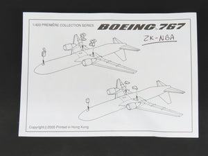1:400 Dragon Wings 55032 Die-Cast Air New Zealand Boeing 767-319 Airliner ZK-NBA
