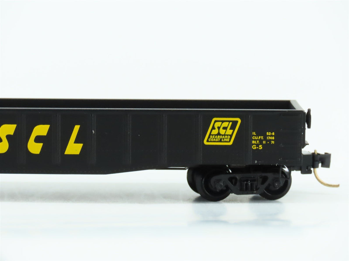 N Scale Micro-Trains MTL 105040 SCL Seaboard Coast Line 50&#39; Gondola #130531