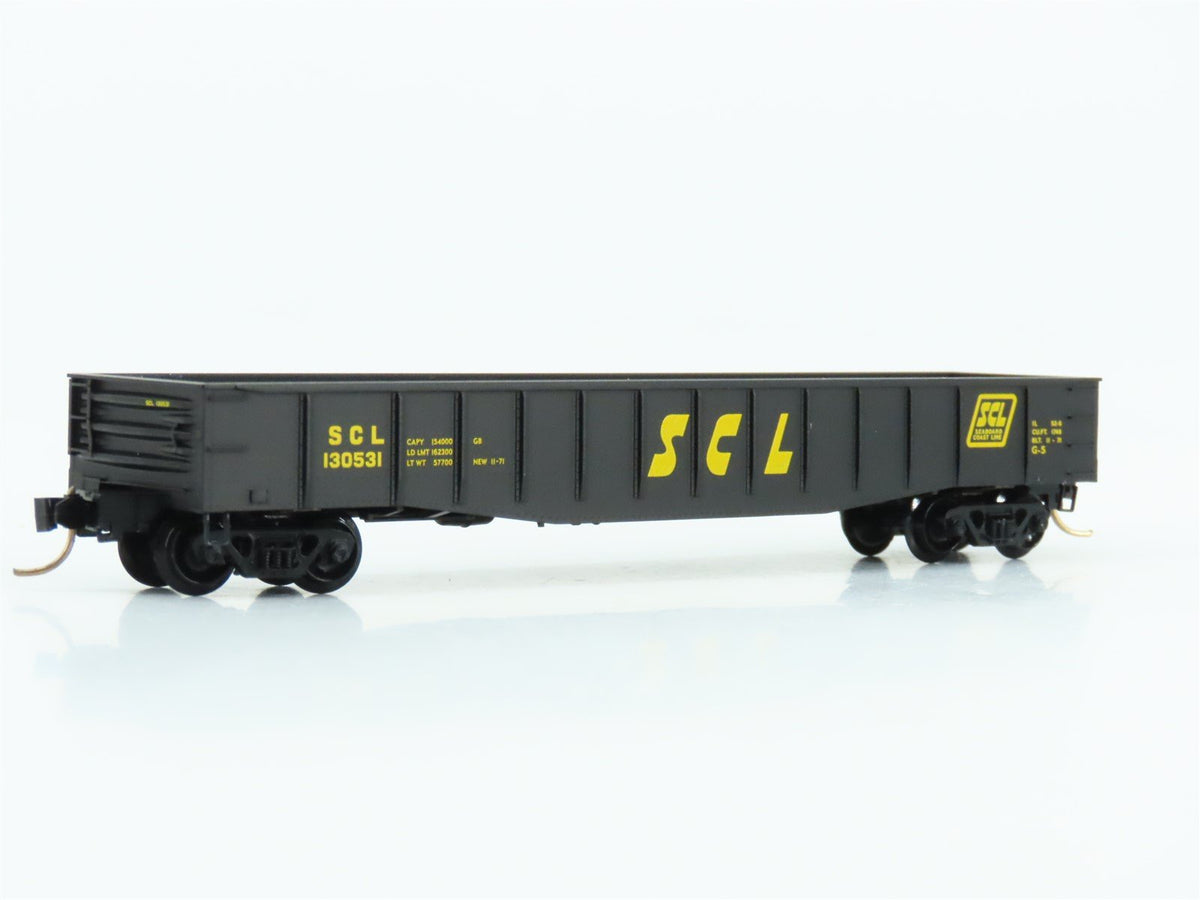 N Scale Micro-Trains MTL 105040 SCL Seaboard Coast Line 50&#39; Gondola #130531