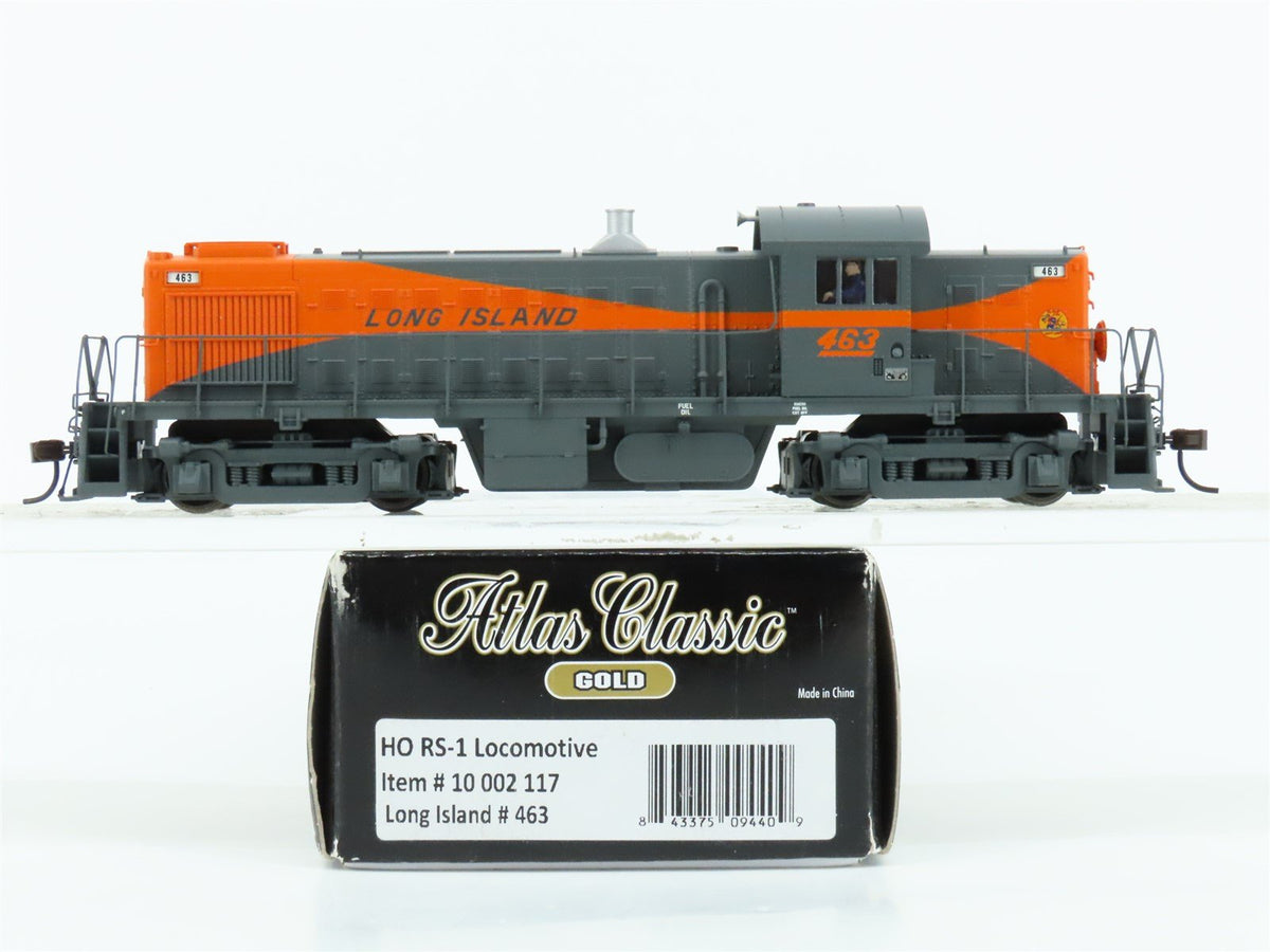 HO Atlas Classic Gold 10002117 LIRR Long Island RS-1 Diesel #463 w/ DCC &amp; Sound