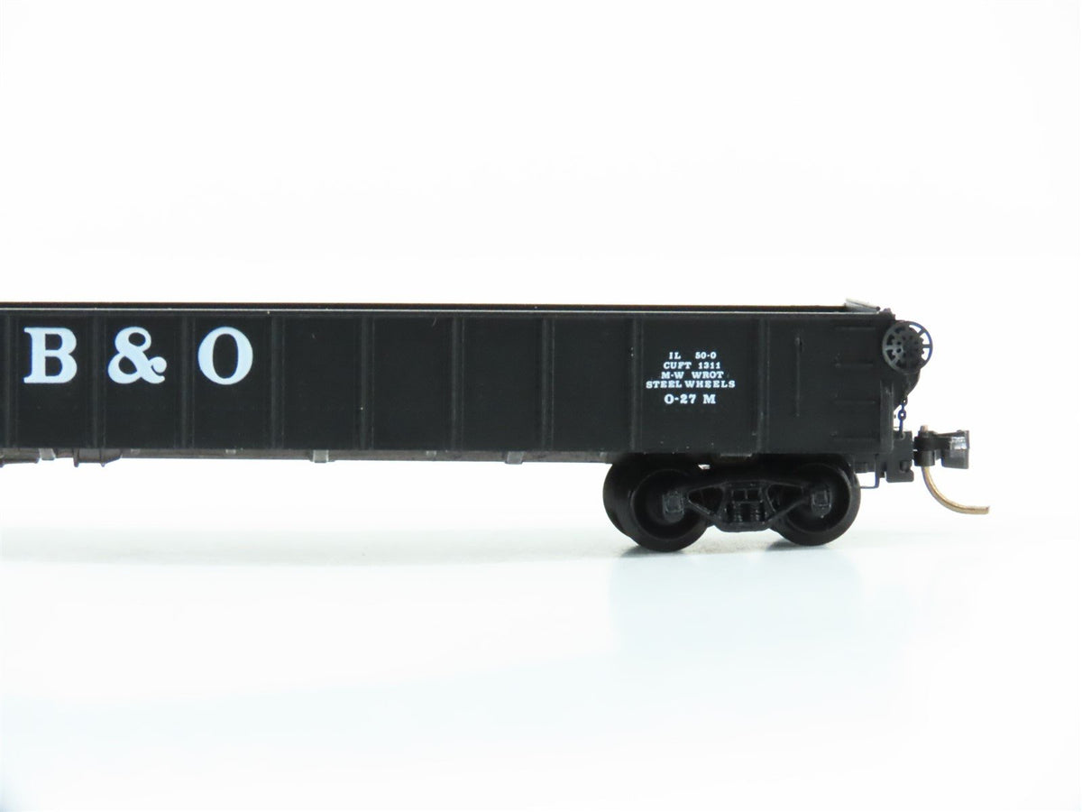 N Scale Micro-Trains MTL 48020 B&amp;O Baltimore &amp; Ohio Railroad 50&#39; Gondola #557100