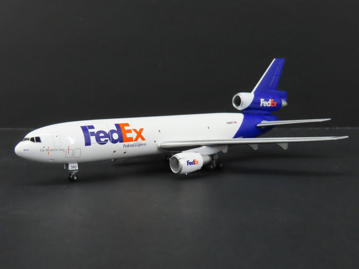 1:400 Dragon Wings 55280 FedEx McDonnell Douglas DC-10-30F Die-Cast Airliner