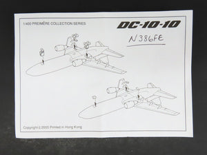 1:400 Dragon Wings 55280 FedEx McDonnell Douglas DC-10-30F Die-Cast Airliner