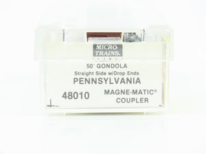 N Scale Micro-Trains MTL 48010 PRR Pennsylvania Railroad 50' Gondola #352719