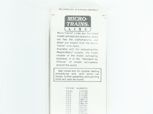 N Scale Micro-Trains MTL 48010 PRR Pennsylvania Railroad 50' Gondola #352719