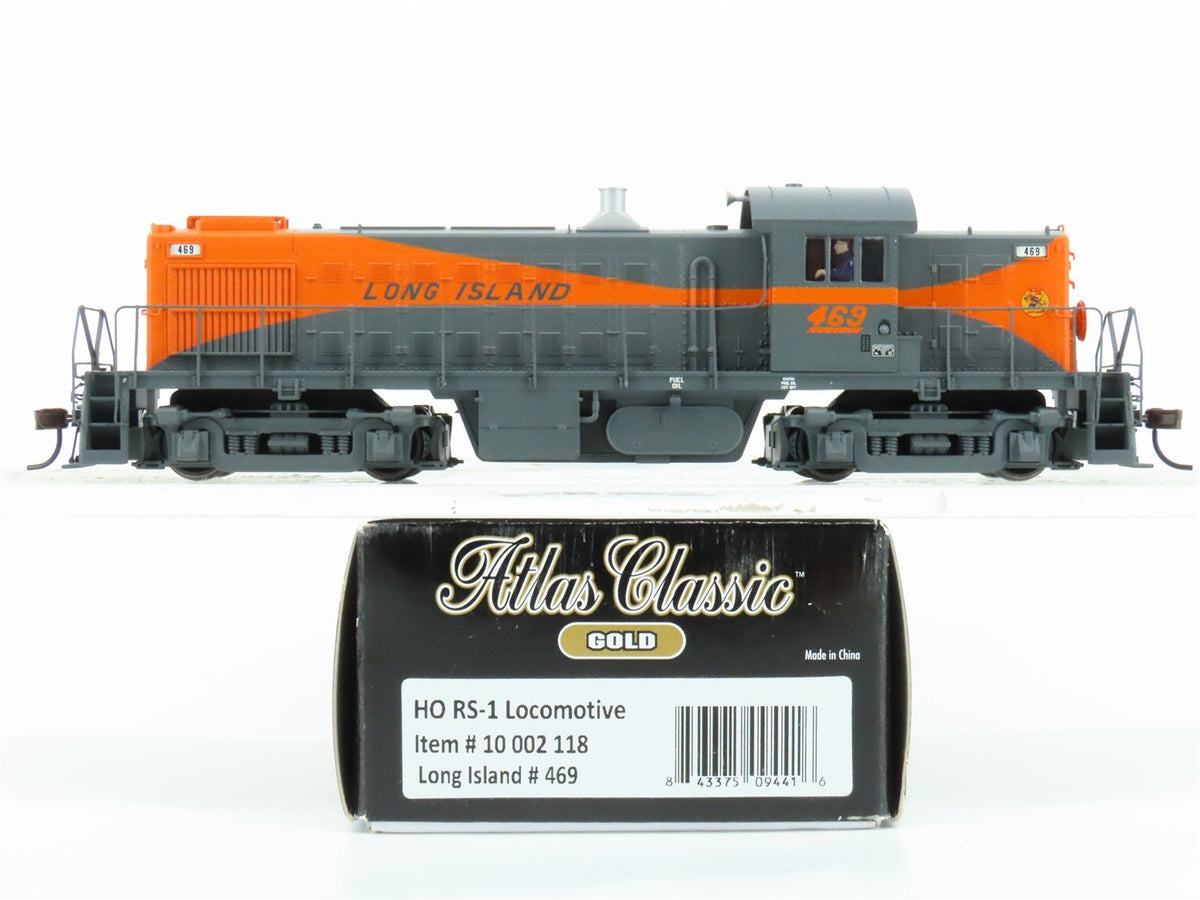 HO Atlas Classic Gold 10002118 LIRR Long Island RS-1 Diesel #469 w/ DCC &amp; Sound