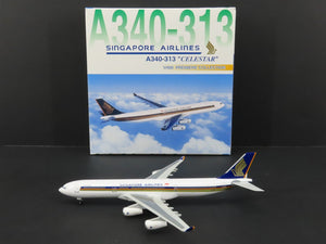 1:400 Dragon Wings 55003 Singapore Airbus A340-313 Die-Cast Airliner 9V-SJA