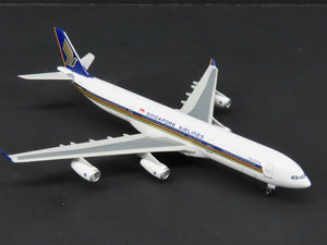 1:400 Dragon Wings 55003 Singapore Airbus A340-313 Die-Cast Airliner 9V-SJA