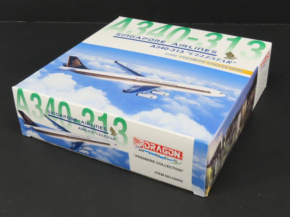 1:400 Dragon Wings 55003 Singapore Airbus A340-313 Die-Cast Airliner 9V-SJA