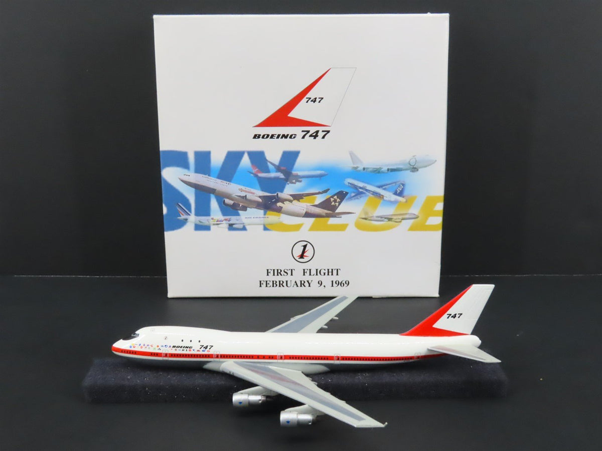 1:400 Sky Club 98-007 Boeing First Flight 30th Anniversary B747 &quot;RA001&quot; Airliner