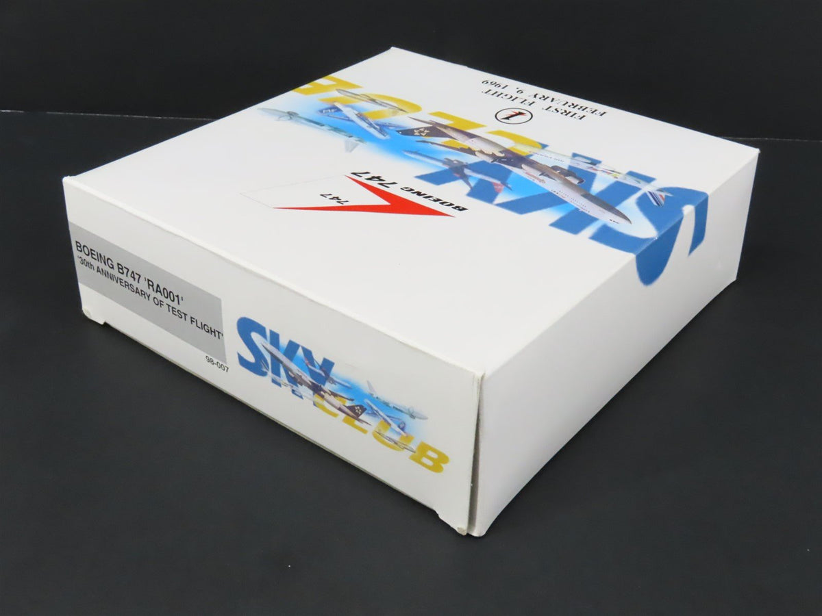 1:400 Sky Club 98-007 Boeing First Flight 30th Anniversary B747 &quot;RA001&quot; Airliner