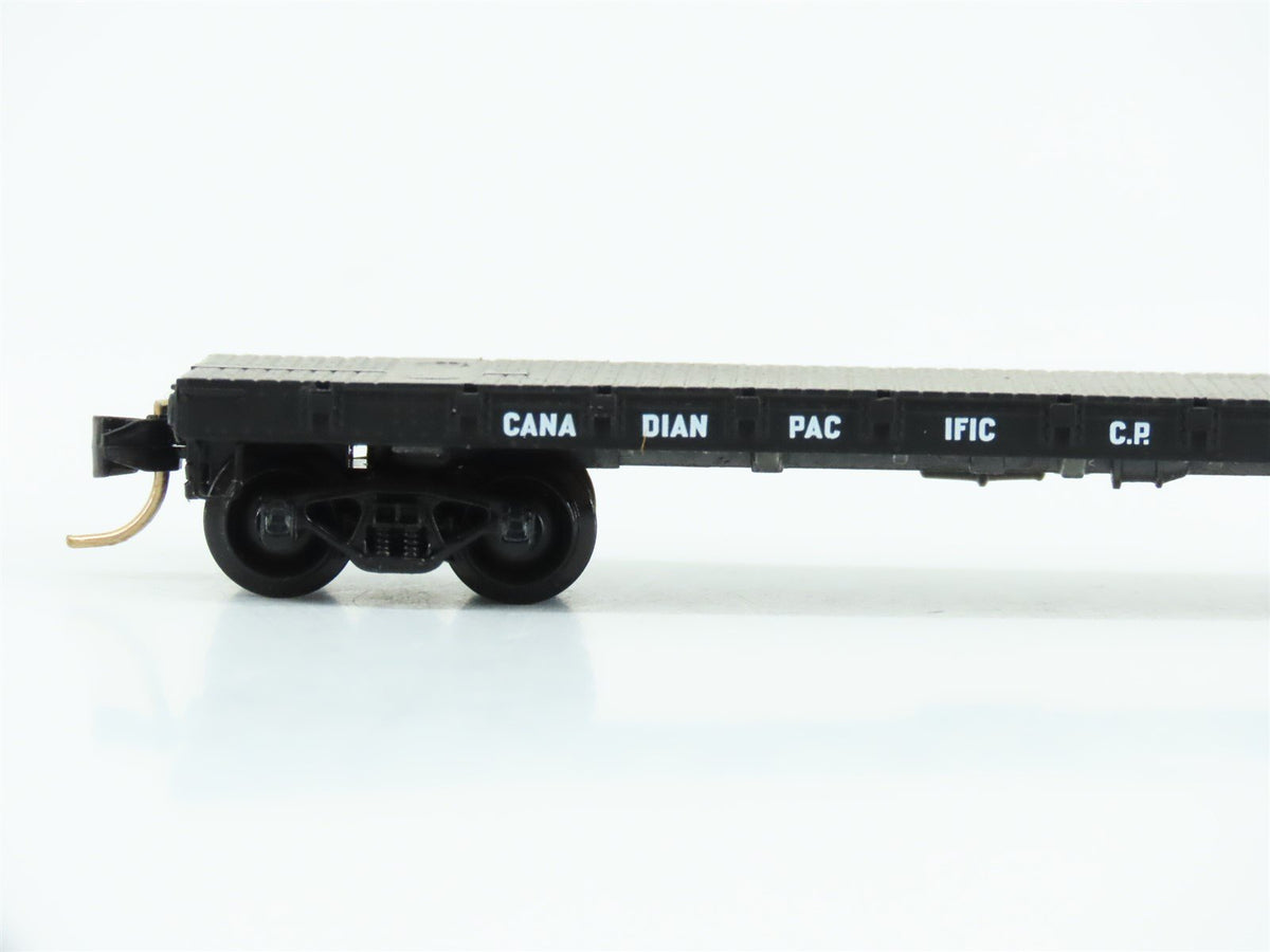 N Scale Micro-Trains MTL 44040 CP Canadian Pacific Railroad 50&#39; Flat Car #300055