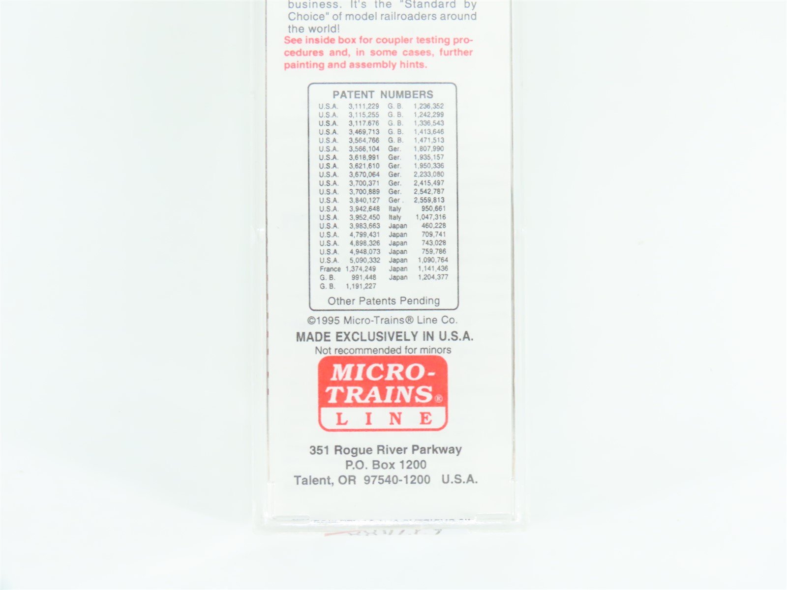 N Scale Micro-Trains MTL 44040 CP Canadian Pacific Railroad 50' Flat Car #300055