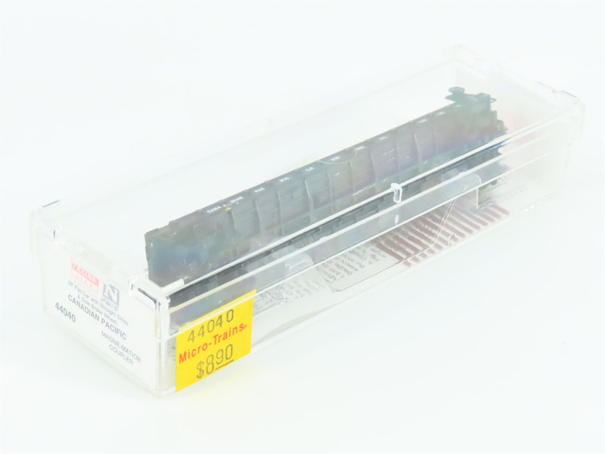 N Scale Micro-Trains MTL 44040 CP Canadian Pacific Railroad 50&#39; Flat Car #300055