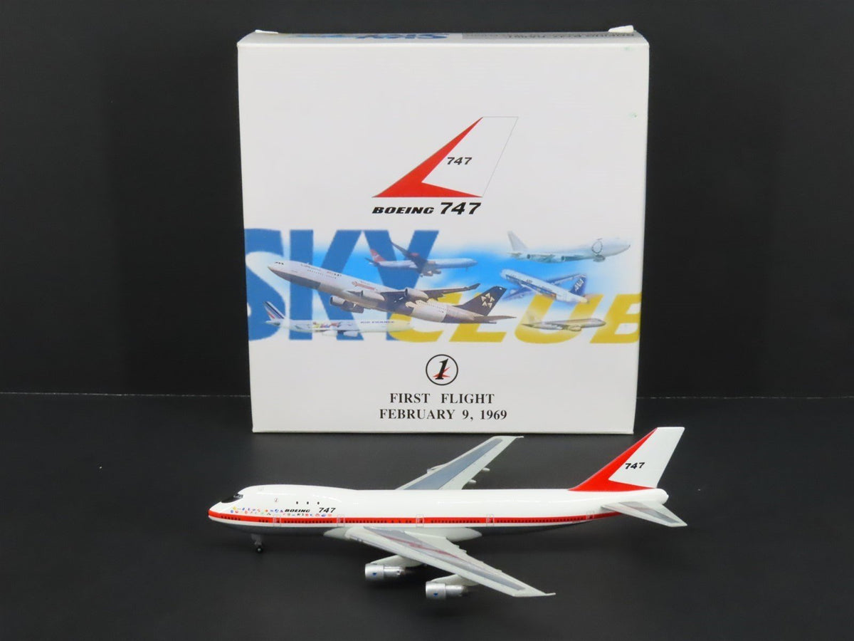1:400 Sky Club 98-007 Boeing First Flight 30th Anniversary B747 &quot;RA001&quot; Airliner