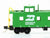 N Scale Micro-Trains MTL 100060 BN Burlington Northern 36' Steel Caboose #11462