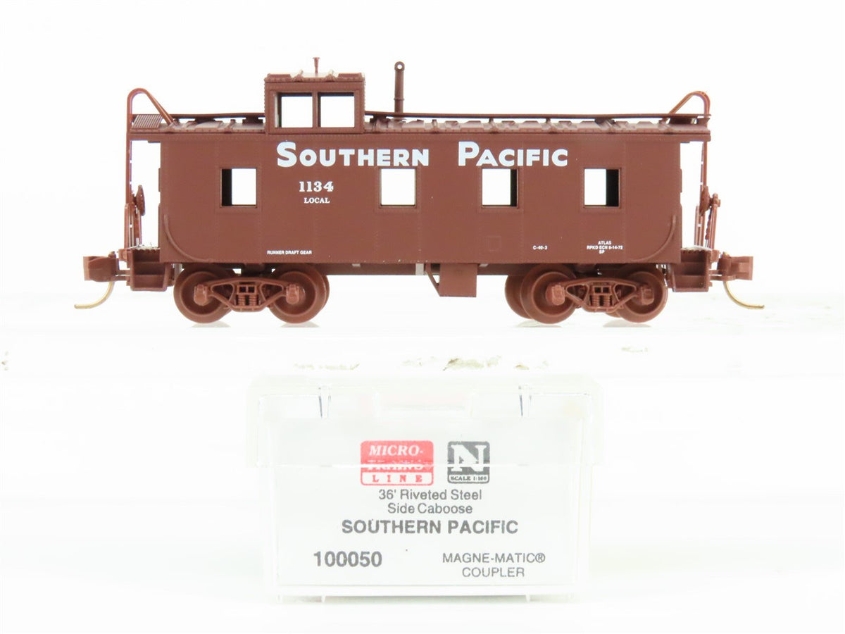 N Scale Micro-Trains MTL 100050 SP Southern Pacific 36&#39; Steel Caboose #1134