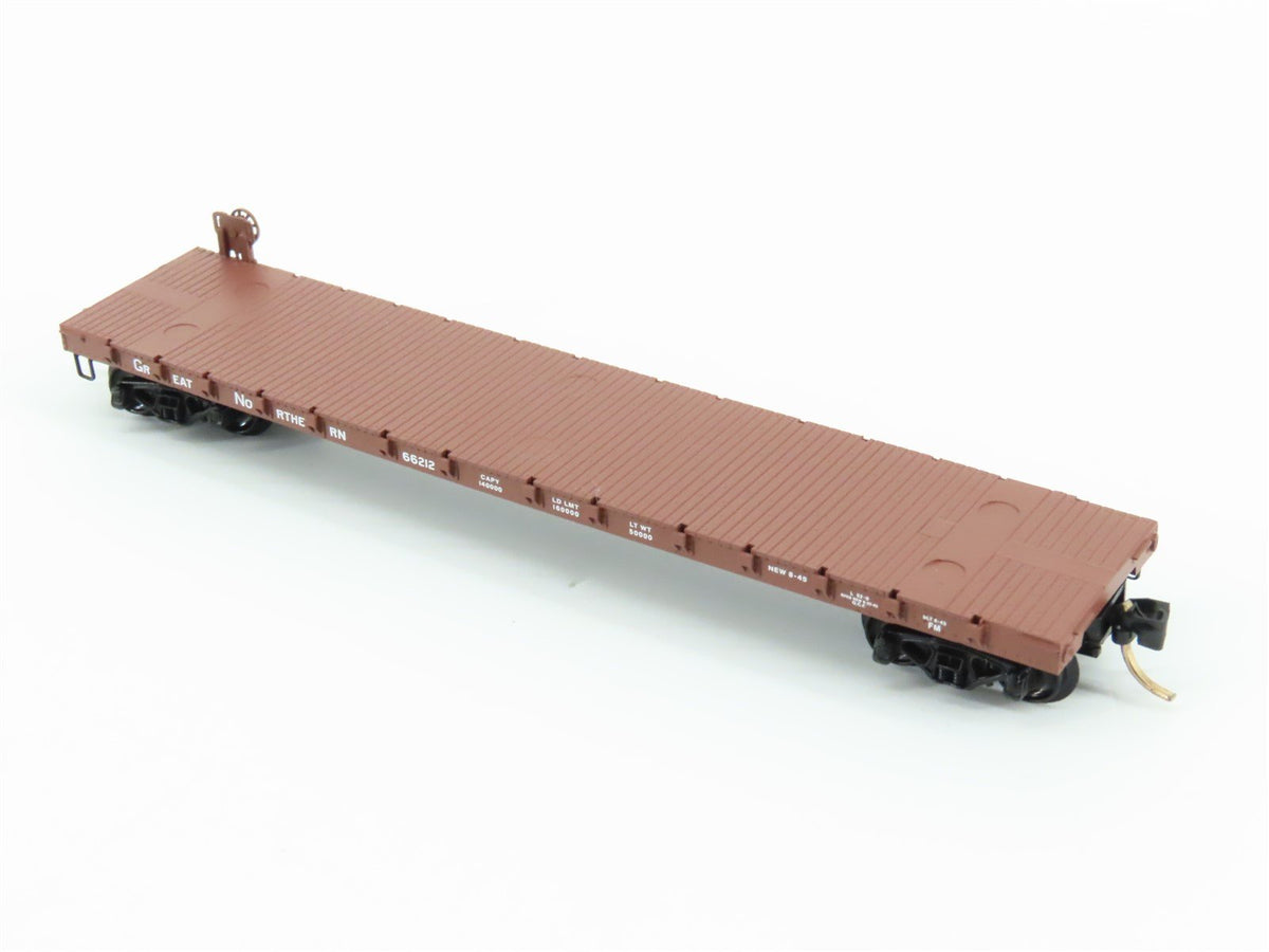 N Scale Micro-Trains MTL 44010 GN Great Northern Railroad 50&#39; Flat Car #66212