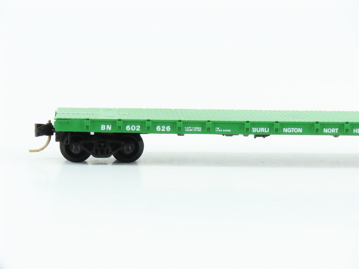 N Scale Micro-Trains MTL 44070 BN Burlington Northern 50&#39; Flat Car #602626