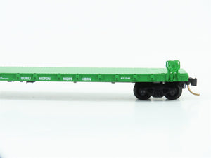 N Scale Micro-Trains MTL 44070 BN Burlington Northern 50' Flat Car #602626