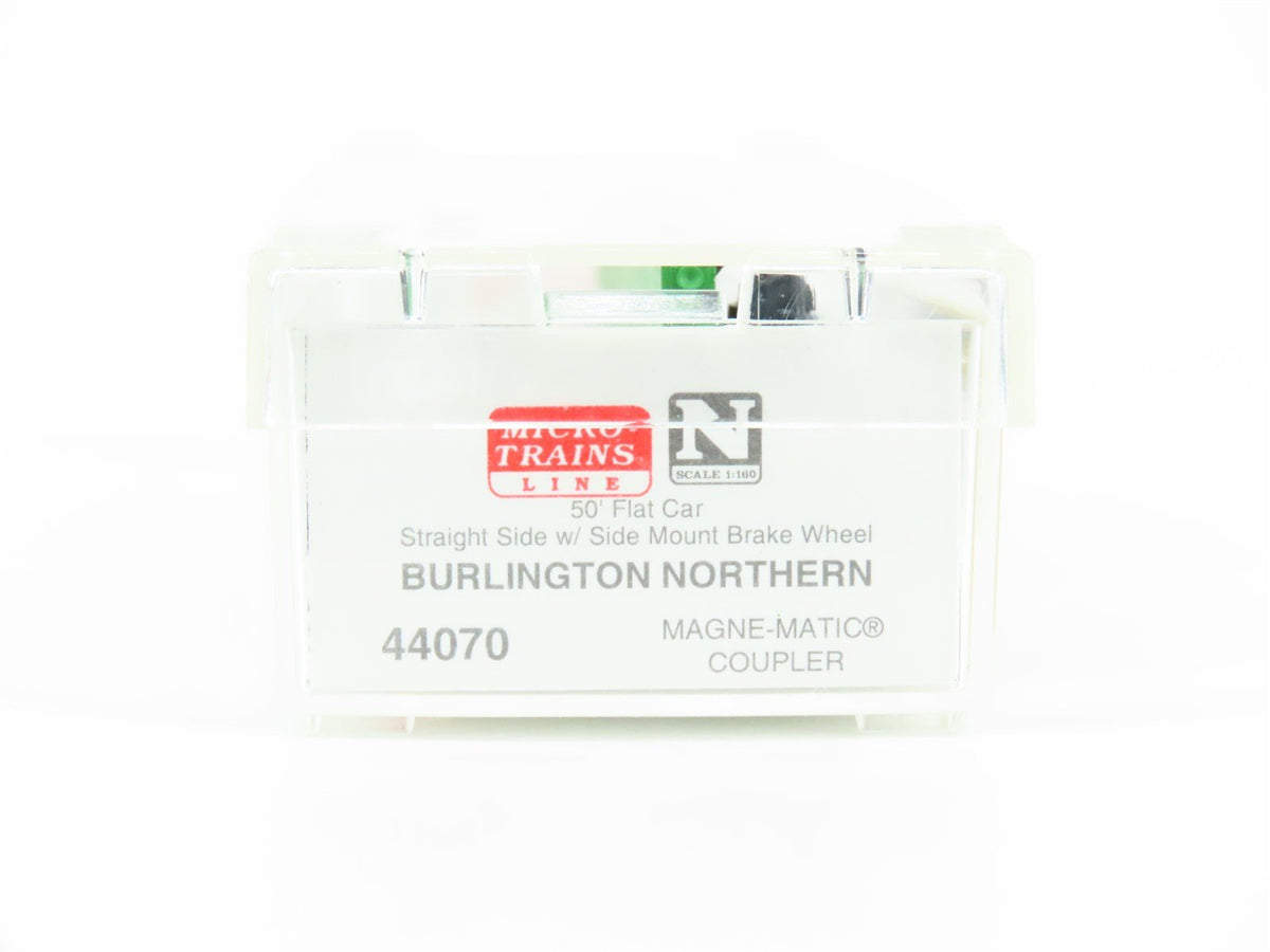 N Scale Micro-Trains MTL 44070 BN Burlington Northern 50&#39; Flat Car #602626