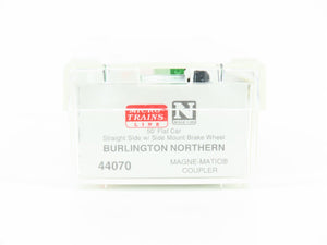 N Scale Micro-Trains MTL 44070 BN Burlington Northern 50' Flat Car #602626