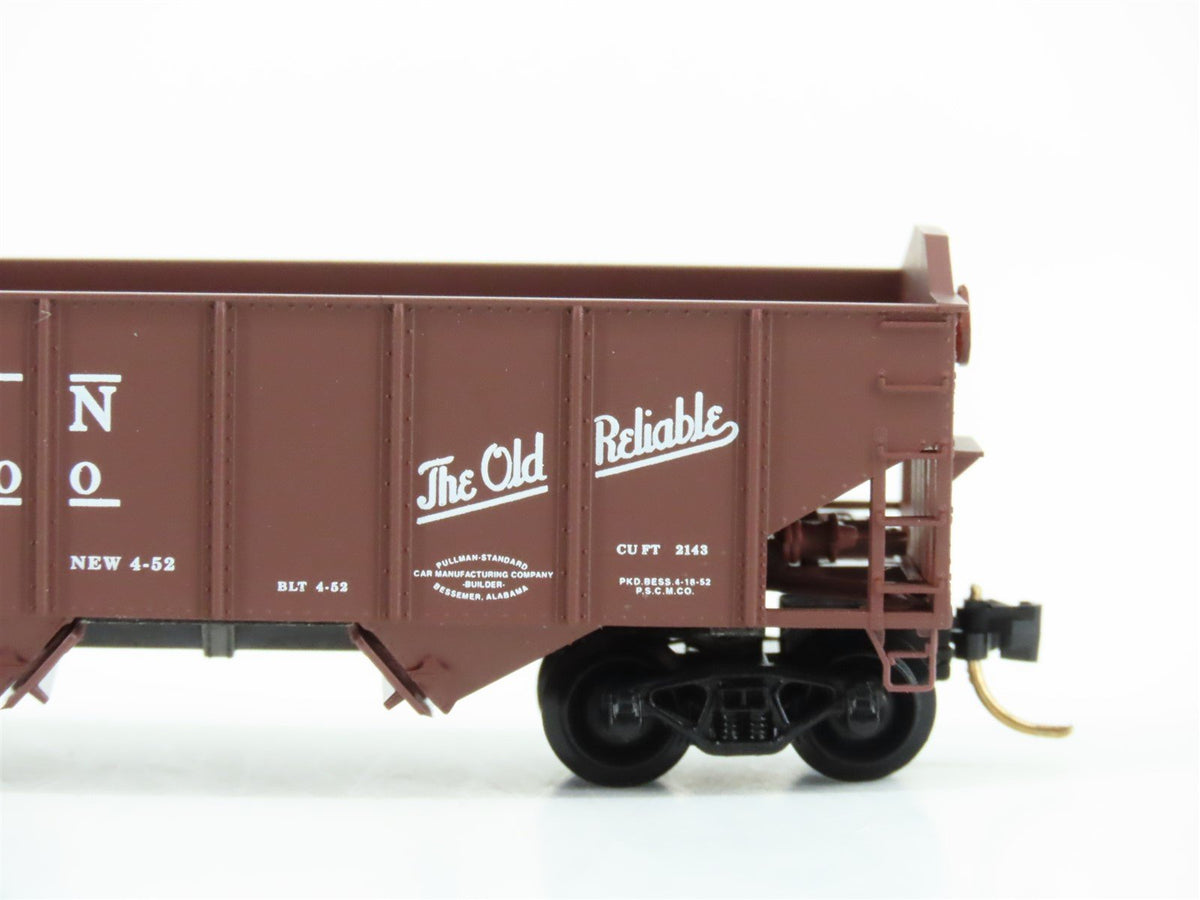 N Scale Micro-Trains MTL 89010 L&amp;N The Old Reliable 2-Bay Open Hopper #82200