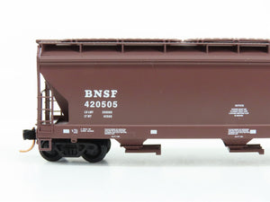 N Scale Micro-Trains MTL 94180 BNSF Railway 3-Bay Covered Hopper #420505