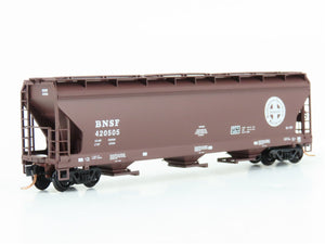 N Scale Micro-Trains MTL 94180 BNSF Railway 3-Bay Covered Hopper #420505