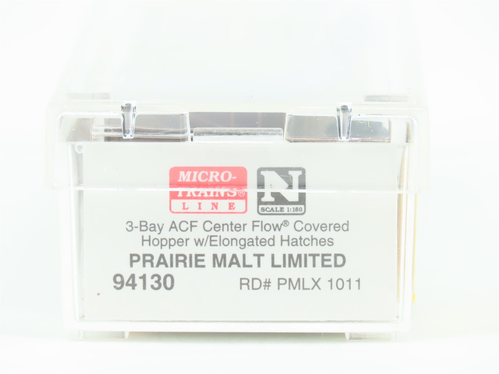 N Scale Micro-Trains MTL 94130 PMLX Prairie Malt Limited 3-Bay Hopper #1011
