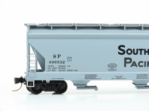 N Scale Micro-Trains MTL 94040 SP Southern Pacific 3-Bay Covered Hopper #496532