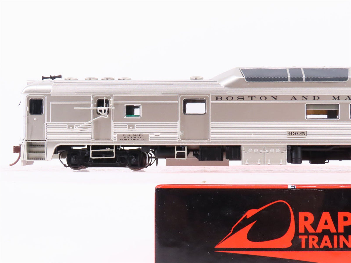 HO Rapido 16617 B&amp;M Boston &amp; Maine McGinnis Scheme Budd RDC #6305 w/DCC &amp; Sound