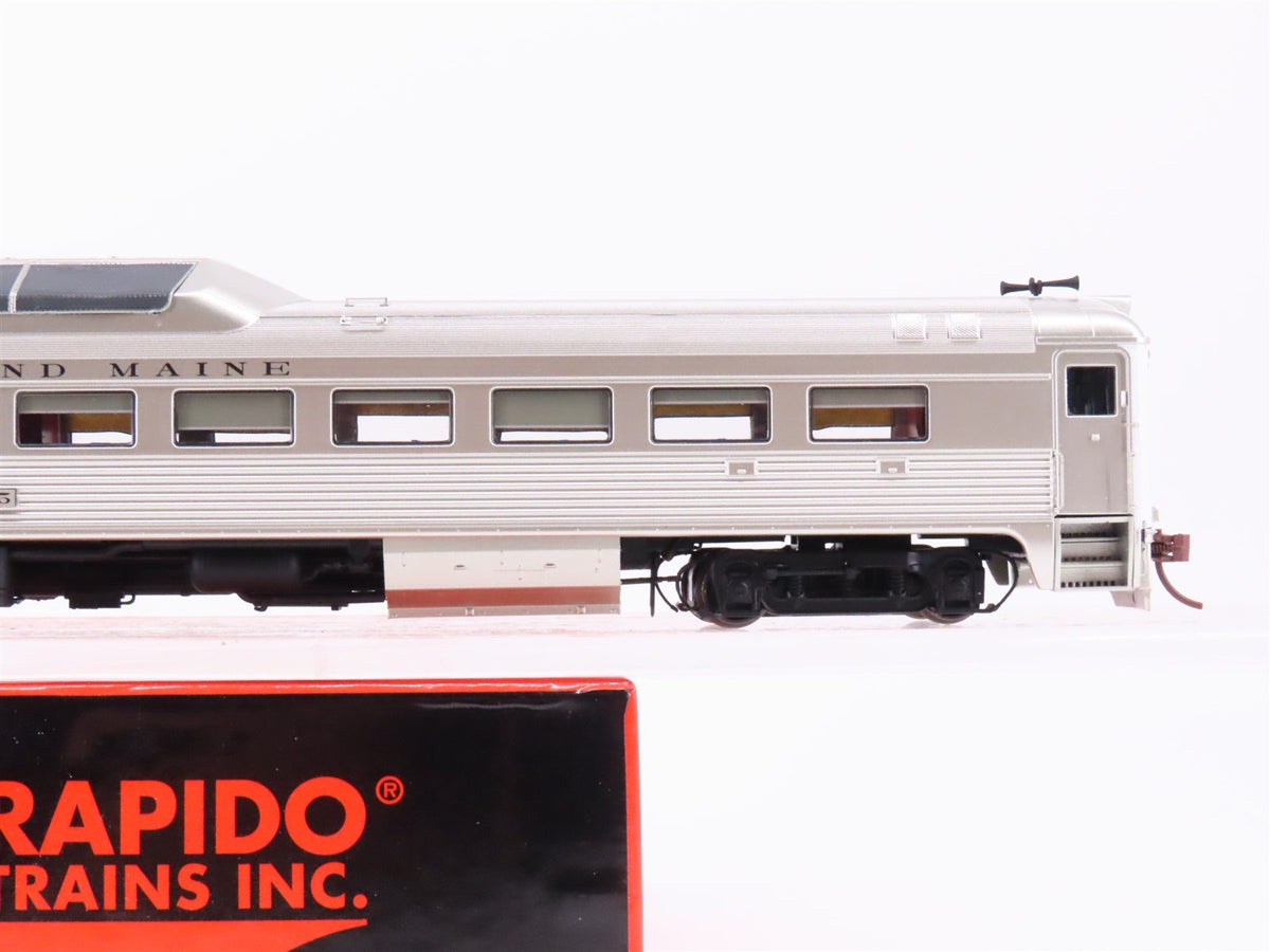 HO Rapido 16617 B&amp;M Boston &amp; Maine McGinnis Scheme Budd RDC #6305 w/DCC &amp; Sound