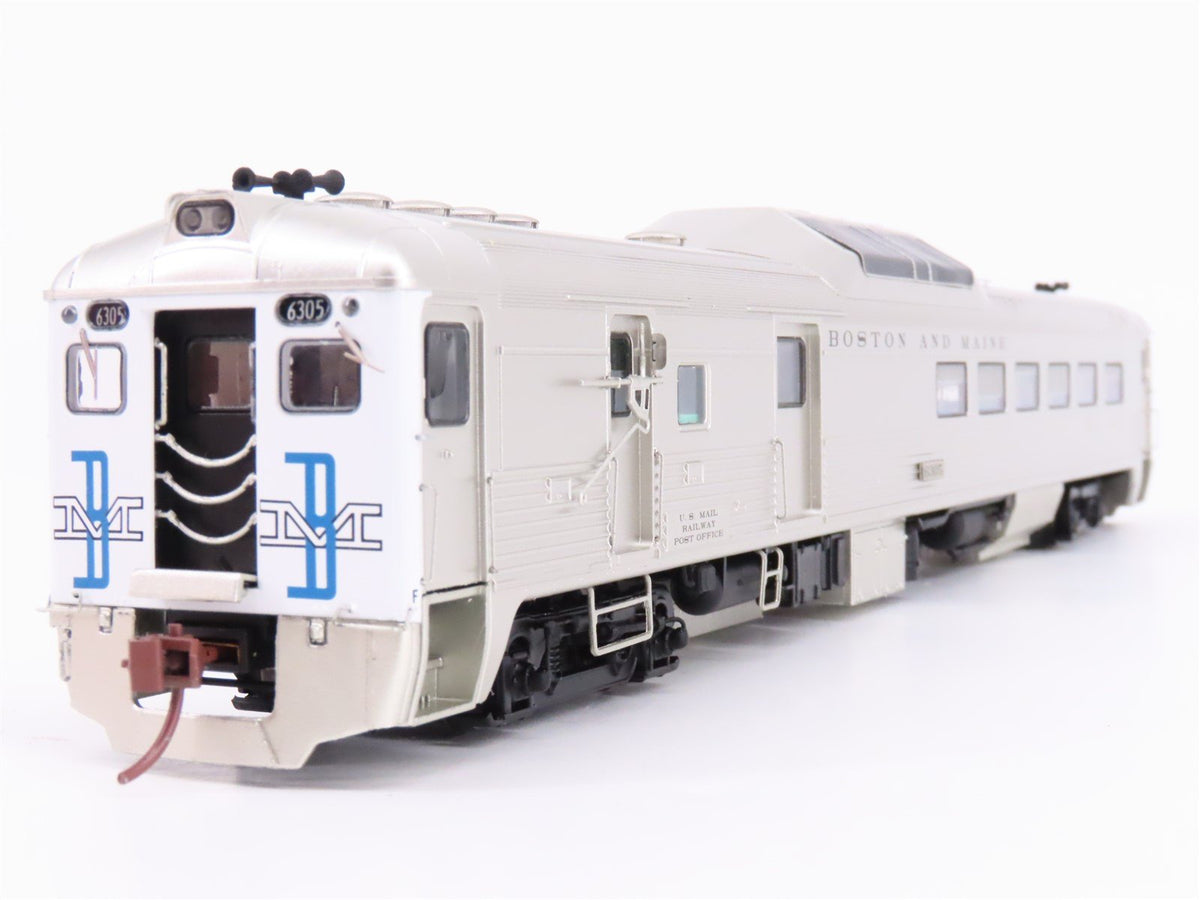 HO Rapido 16617 B&amp;M Boston &amp; Maine McGinnis Scheme Budd RDC #6305 w/DCC &amp; Sound