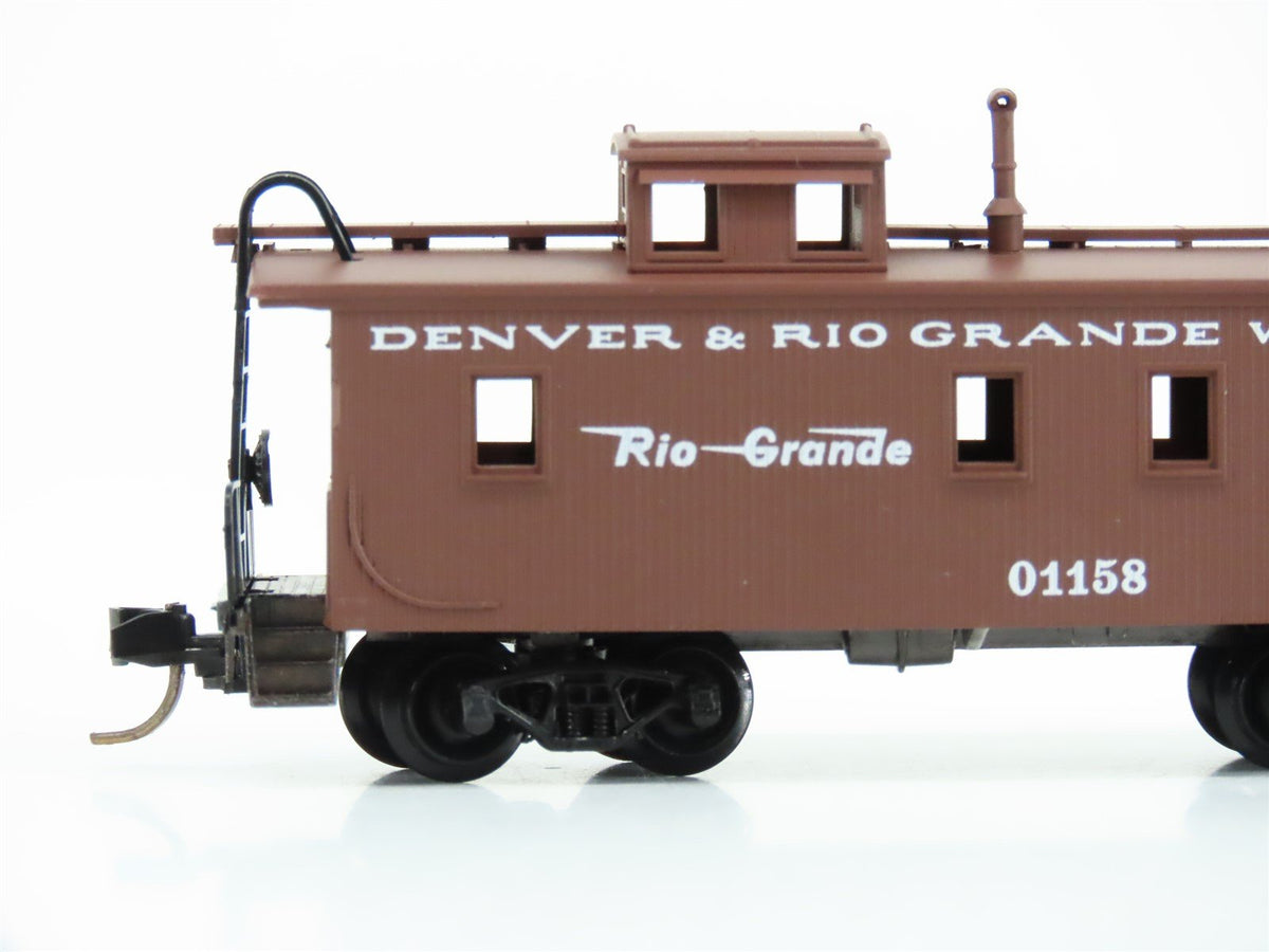 N Scale Micro-Trains MTL 50110 D&amp;RGW Rio Grande Railroad 34&#39; Wood Caboose #01158