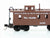 N Scale Micro-Trains MTL 50110 D&RGW Rio Grande Railroad 34' Wood Caboose #01158