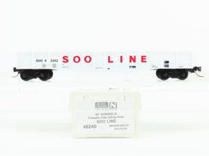 N Scale Micro-Trains MTL 46240 SOO Line 50' Open Gondola #63352