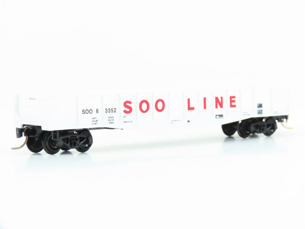 N Scale Micro-Trains MTL 46240 SOO Line 50&#39; Open Gondola #63352