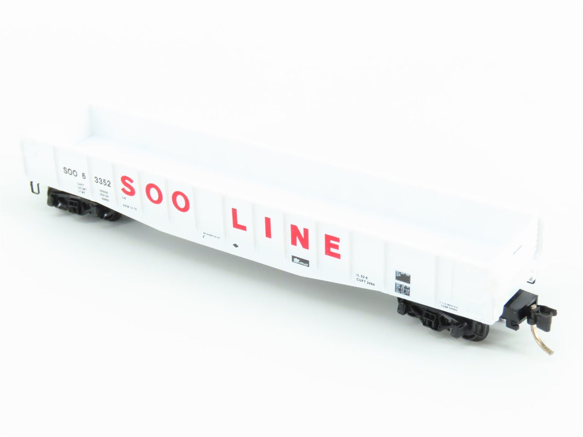 N Scale Micro-Trains MTL 46240 SOO Line 50&#39; Open Gondola #63352