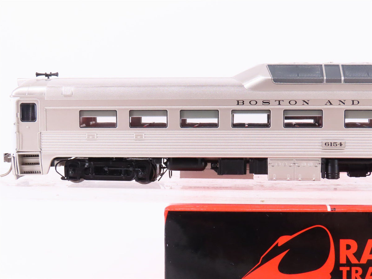 HO Rapido 16544 B&amp;M Boston &amp; Maine McGinnis Scheme Budd RDC #6154 w/DCC &amp; Sound